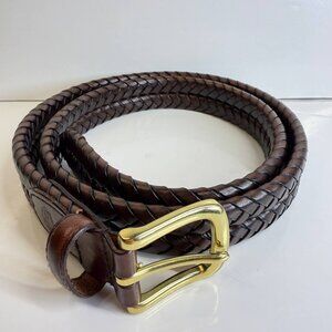 Fossil Braided Leather Belt Size 95 / 38 – Premium Woven Design